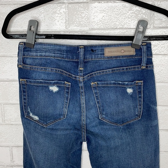 Treasure & Bond Slightly Distressed Skinny Jean 25 - Picture 6 of 11